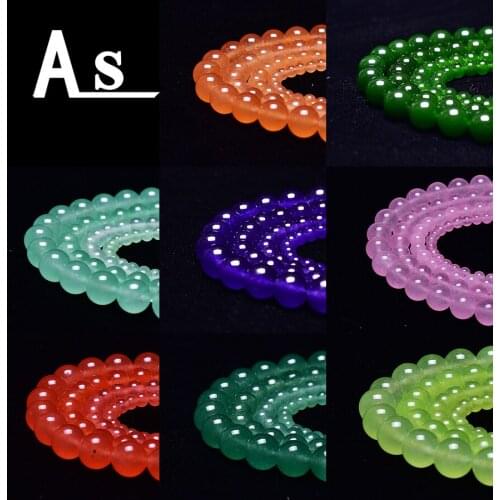 Asingeloo A Grade Color Quartz Round Loose Natural Stone Beads For Jewelry Making 5 Pick Size