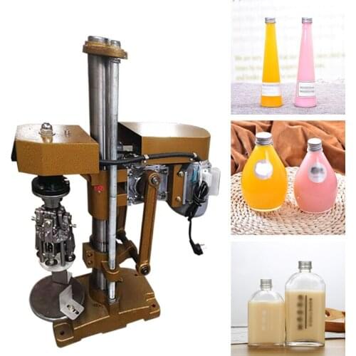 New type cap sealing machine 1200 times/hour cap locking machine 370W mineral water wine plastic cap locking machine