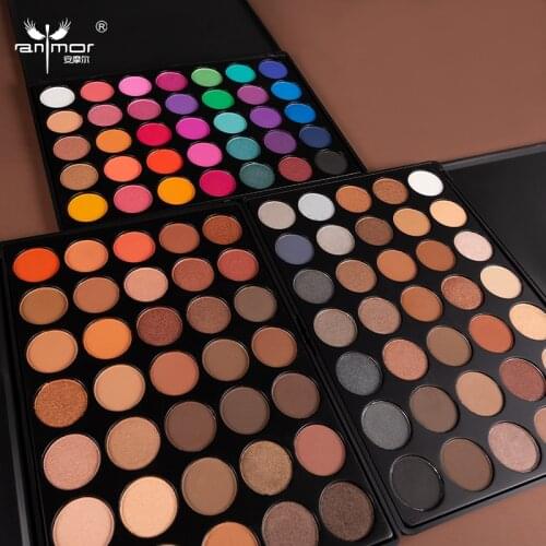 35 Colors Eyeshadow Palette Matte Glitter Shimmer Natural Eye Makeup Pallete Professional Cosmetic