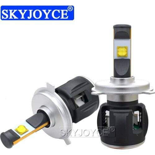 SKYJOYCE 1 Set H4 60W/120W 12000LM E70 ETI 4SMD Chips H7 Car LED Headlight Kit 6000K White H4 H7 H11 9005 9006 Auto LED Headlamp