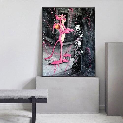 Voyeur Modern Graffiti Art Canvas Painting Poster Print Wall Art Picture For Living Room Home Decor Frameless