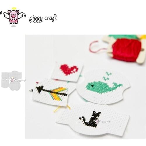 Piggy Craft metal cutting dies cut die mold Embroidery hole frame Scrapbook paper craft knife mould blade punch stencils dies