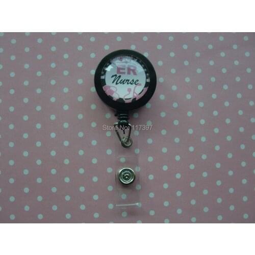 Nursing RETRACTABLE REEL ID BADGE NAME TAG HOLER 10pcs/lot