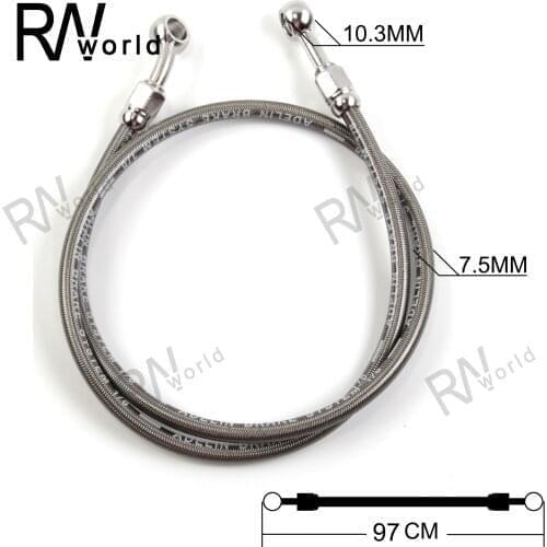 Universal For KAWASAKI Z750 Z900 Z800 Brake Hose Cable Oil Pipe Line Braided Stainless Steel Cables Wire Motorcycle Accessories