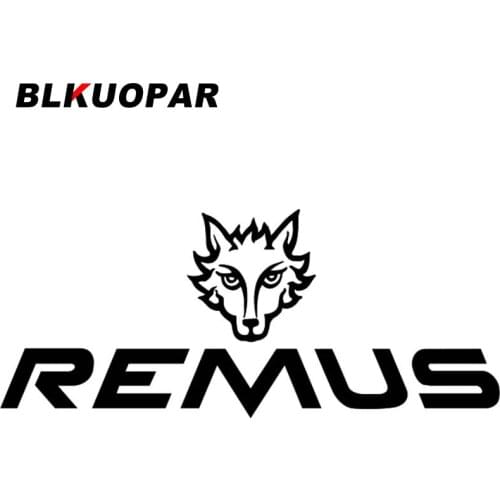 BLKUOPAR for Remus Logo Decal Car Stickers and Personality Decals Air Conditioner Refrigerator Sunscreen Vinyl Car Wrap Decor