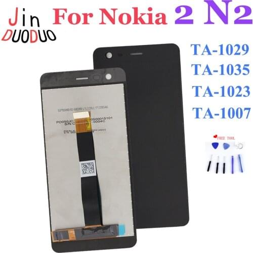 AAA Quality For Nokia 2 N2 TA-1007 TA-1029 TA-1023 TA-1035 LCD Display Touch Screen Digitizer Assembly