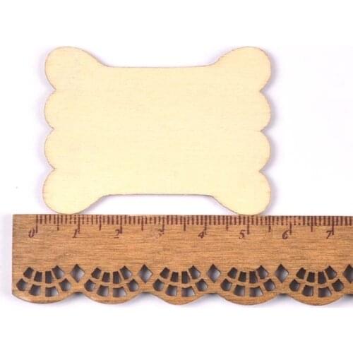 10pcs Embroidery Thread Holder Floss Craft Bobbin Cross Stitch Storage Holder Wooden Sewing Thread Board Card Thread Organizer