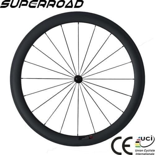 25mm Wide 50mm Deep Bicycle Powerway Light Weight R13 R36 R39 Hubs Carbon Wheels Tubeless Wheelset No Brand