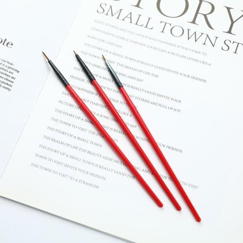 3pcs Nail Art Liner Painting Brush Thin Stripe Line Drawing Pen French Nail Tool Creating beautiful nail