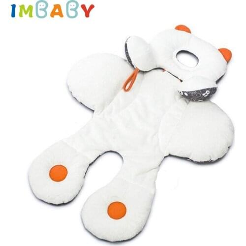 IMBABY Stroller Accessories Baby Safe Car Seat Stroller Mat Neck Support Strollers Pillow Pad Cushions Soft Sleeping Pad