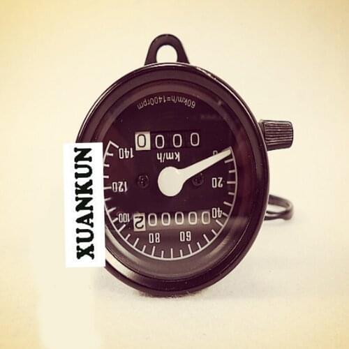 XUANKUN Motorcycle Accessories Modified Black White Odometer
