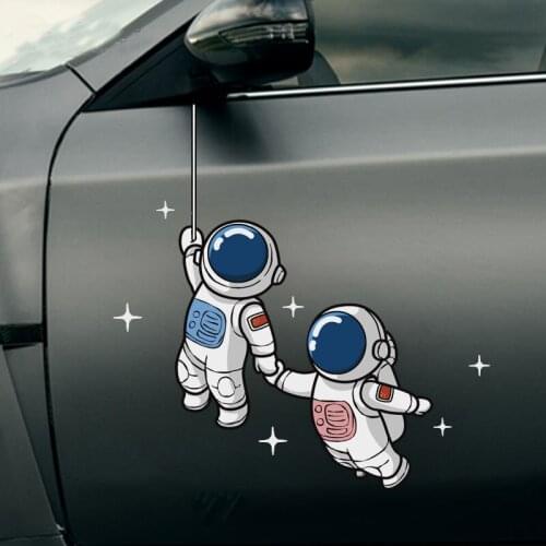Creative Car Sticker Space Astronaut Decal Decoration Rear Windshield Trunk Tuning Car Styling Automobile Accessories