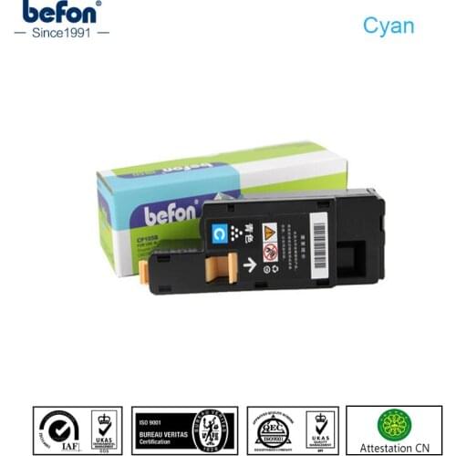 Befon with Chip Compatible CP105B 105 Cyan Toner Compatible for Xerox Phaser 6000 6010 WorkCentre 6015 Printer toner cartridge