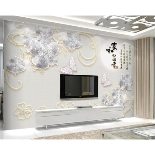 Beibehang Custom Wallpaper 3D European Style Luxury Diamond Relief Jewelry Background Living Room Bedroom TV wallpaper mural 3d
