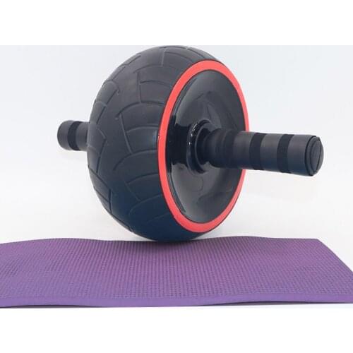 Keep Fit Wheels Silent AB Roller No Noise TPR Abdominal Wheel Roller Trainer Fitness Equipment For Gym Home Body Building