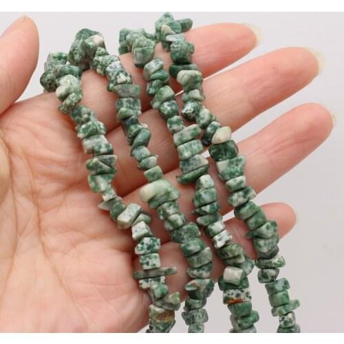 Natural Stone Beads irregularly Shaped Bluestone Gravel Loose Spacer Beaded For Jewelry Making DIY Bracelet Necklace Accessories