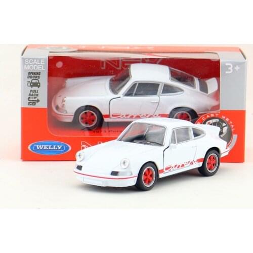 Free Shipping/WELLY Toy/Diecast Model/1:36 Scale/Carrera RS 2.7 Racing/Pull Back Car/Educational Collection/Gift For Children