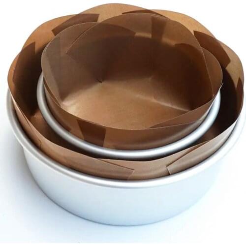 Round Non Stick Cake Tin Liner Cake Baking Mat for 6/8 Inch Cake Molds Temperature Resistant Reusable Cake Mat Baking Tools