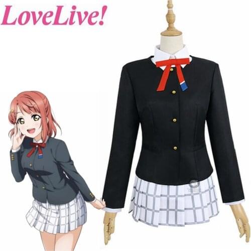 Love Live! Nijigasaki High School Idol Club Uehara Ayumu School Uniform Outfit Anime Customize Cosplay Costumes