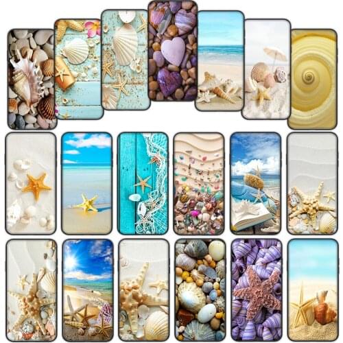 Seashells Sea Star Soft Cover Case for Xiaomi Mi Redmi Note 9 SE 9C 9S 9T Pro Max