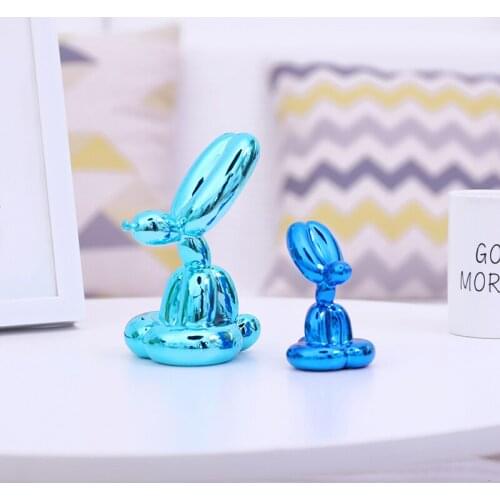 NORDIC ABSTRACTION ANIMAL DECORATION BALLOON RABBIT SERIES RESIN HANDICRAFT HOME DECORATION SCULPTURE rabbit