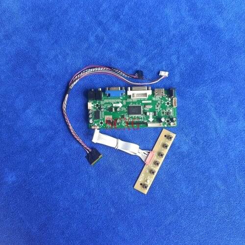 LCD display drive controller board Fit BT156GW01/BT156GW02 HDMI-compatible DVI VGA Kit 1366*768 LVDS 40 Pin 60Hz WLED M.NT68676