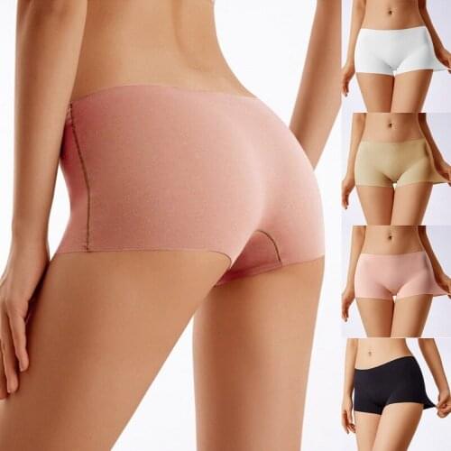 Women Safety Shorts Seamless Pants Nylon High Waist Panties Seamless Anti Emptied Boyshorts Pants Girls Underwear Slimming Drop
