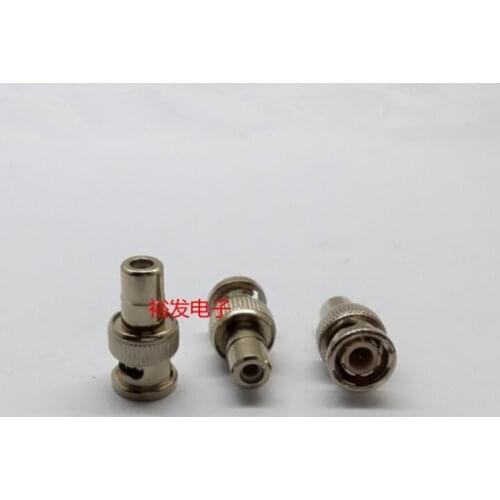 50pcs BNC conversion head BNC male to RCA female Q9 to lotus female head surveillance camera video connector