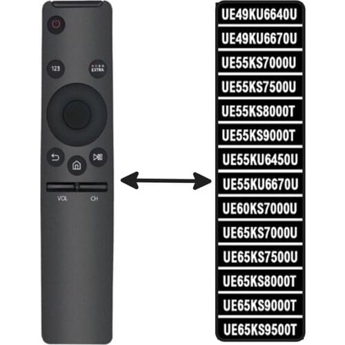 Smart Remote Control Fit For Samsung HD 4K Smart TV BN59-01259B BN59-01259E BN59-01260A BN59-01265A UA55KU6000 UN40KU6300
