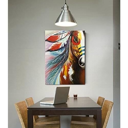 Modern Horse Oil Painting on Canvas Abstract Animal Wall Art for Decor HD Print On Canvas Oil Painting Drop shipping