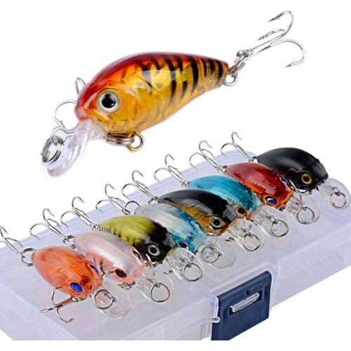 Outdoor Mini Combination Pack Lu Ya Bait Bionic Fake Bait Set Plastic Hard Bait Sea Fishing Bait