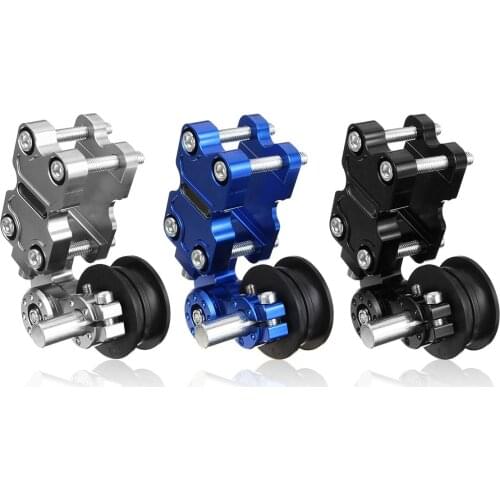 Universal Motorcycle Aluminum Roller Adjuster Chain Tensioner For Chopper ATV Dirt Bike
