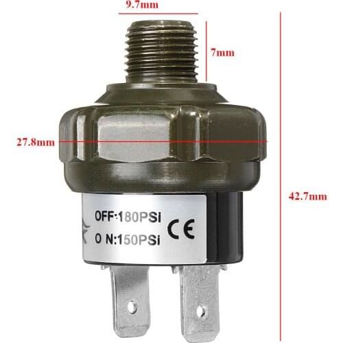 1/8" TO 1/4" NPT Horn air compressor air pump Automatic pressure switch pressure controller Pneumatic switch