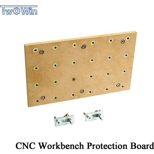 Workbench Protection Board For CNC 3018 Pro Engraver Machine MDF Spoilboard with Pre-installed M6 Holes (6mm) CNC Accessories