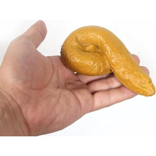 1 Pcs Practical Gag-Funny Joke Tricky Toys Mischief Turd Gag Gift Realistic Shits poop Fake Turd Classic Shit Funny Toys