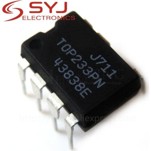 10pcs/lot TOP233PN TOP233P TOP233 DIP-7 TOP233GN TOP233G SMD-7