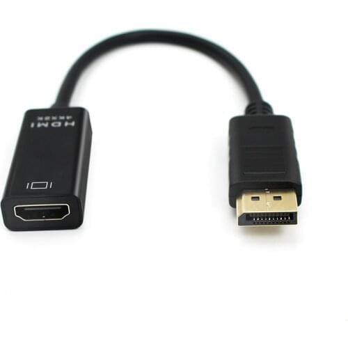 DP to HDMI Adapter Display Port Male To Female HDMI Cable Converter Adaptor For Projector Display Laptop TV 4K*2K 1080P