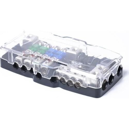 Car Audio ANL Fuse Holder Distribution Block Fusebox With 30A 60A 80A Fuses