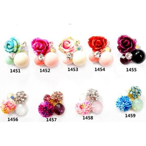 Free Shipping Wholesale 100pcs/lot Rhinestone Flatback Button For Hair Flower Wedding Invitation Rhineston Button DIY BT91923