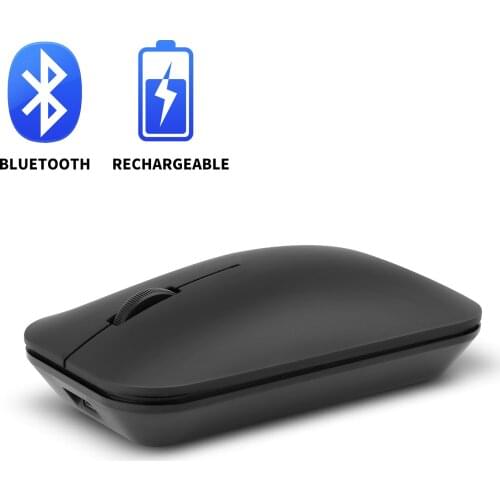 Wireless Mouse Rechargeable Bluetooth Mouse Computer Silent Bluetooth 4.0 Ergonomic Mini USB Optical Mice For Mac OS PC laptop