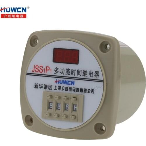 Electronic Digital time relay 0.01S-999H AC 110V 220V 380V DC 24V repeat cycle General purpose JSS1P1-05M 50Hz Timer Relays