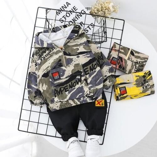 New Fashion Clothes for Boys Clothing Set Autumn Winter Toddler Baby Boys Clothes Hoodie+pant Outfit Suit Children Clothing