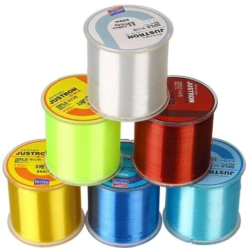5KG Luya 500m nylon line 6-color fishing line Haigan Luyaji fishing line parallel roll Taiwan fishing line fishing gear