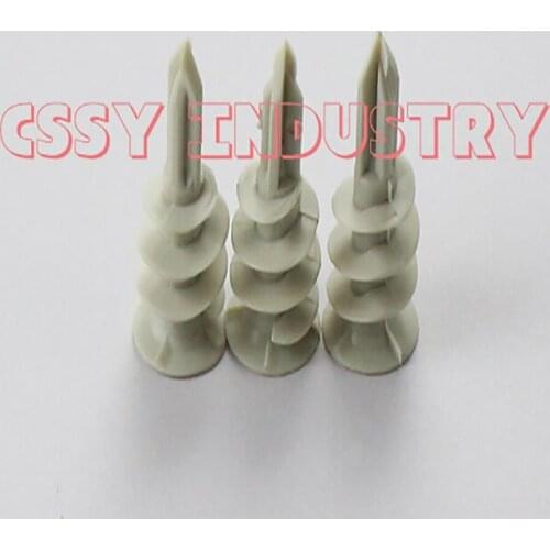 Freeshipping fast expand nail wall plug plastic anchor with screw 12x32 14x42mm