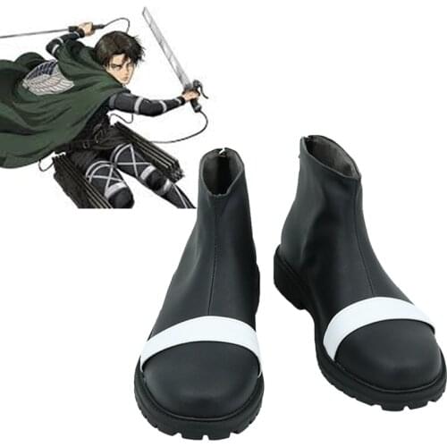 Attack on Titan Final Season Cosplay Shoes Halloween Rivaille Costume Accessories Mikasa Footwear Custom Made