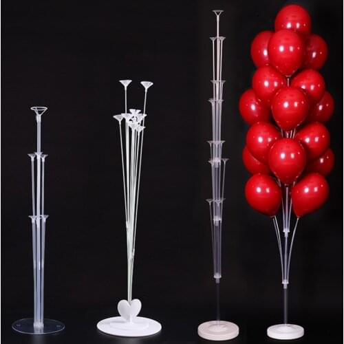 1set Happy Birthday Balloon Air Balls Stick Stand Baloon Birthday Party Decor Kid Adult Arch Table Ballon Accessories Holder