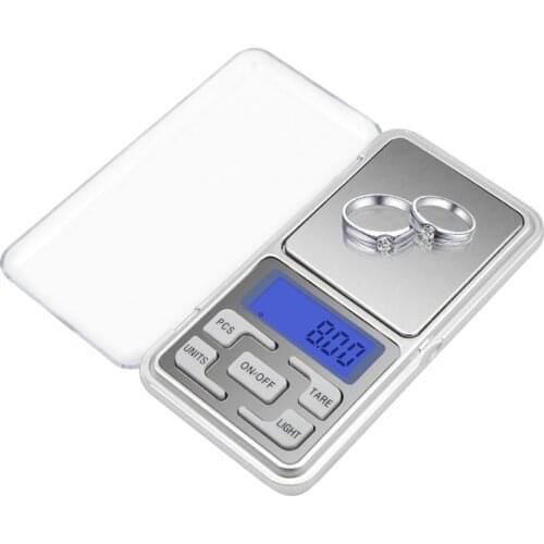 Portable Mini Pocket Scale 100/200/300/500 g 0.01g/0.1g LCD Digital Display Electric Scale For Jewelry Balance Kitchen Weighing