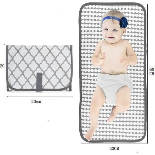 Portable Baby Changing Mat Waterproof Diapers Baby Changer Baby Travel Changing Table Washable Changing Pad Diapering Product