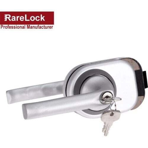 Sliding Handle Door Lock for Glass Door Women Dress Bag Store Office Hotel Building Hardware Rarelock MS492 i