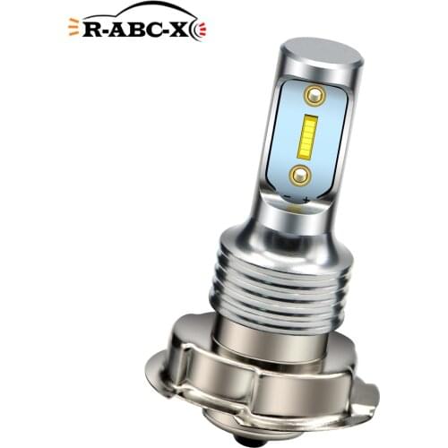 RUIANDSION 1Pcs P26S P45T H4 1000Lm CSP Scooter Moped Headlight Car Truck Tractor Fog Light 10V-30V 12V 24V 6000K For Piaggio